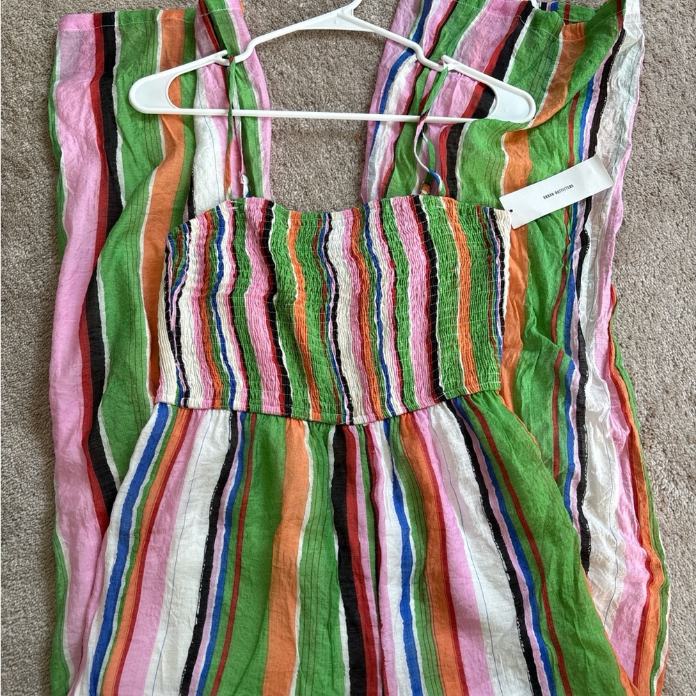 Urban Outfitters Striped Jumpsuit
